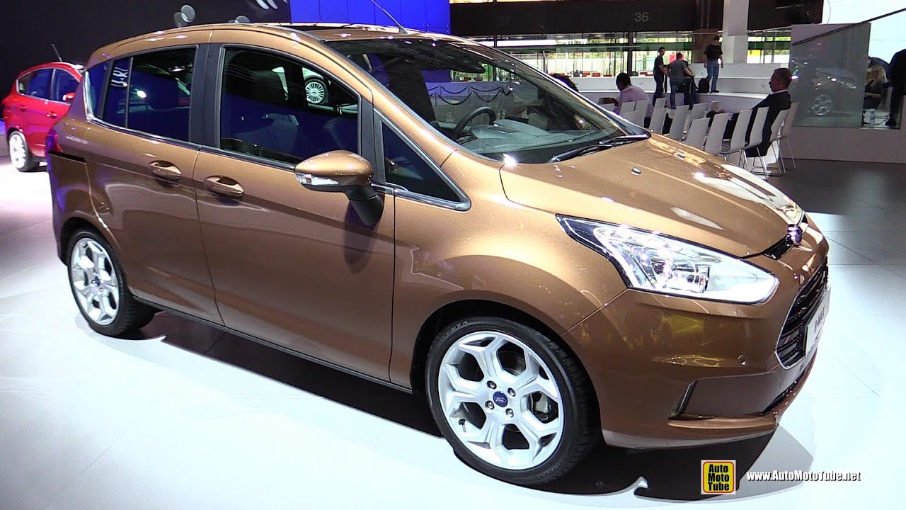 2015 Ford B Max Exterior And Interior Walkaround 2014 Paris Auto Show