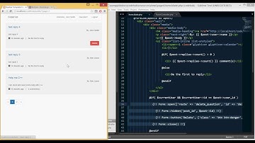 PHP/Laravel - Building a forum like website from scratch (tut 19)