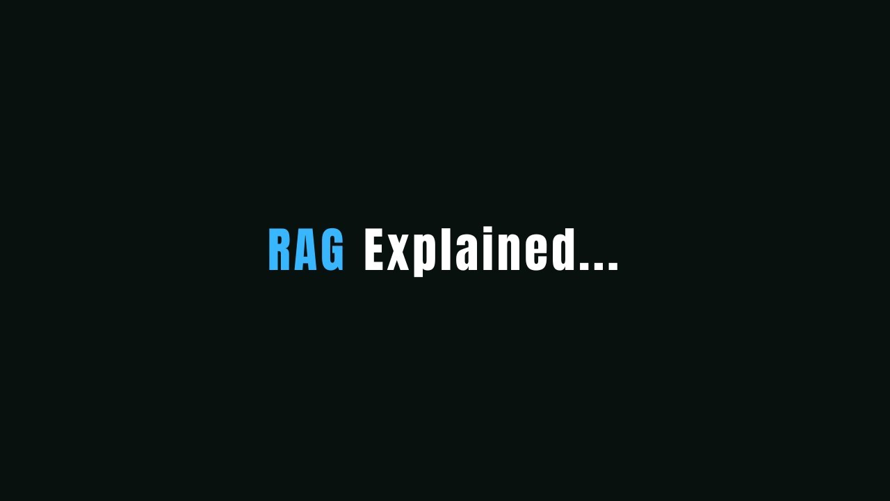 RAG Explained Simply | Retrieval-Augmented Generation for Beginners ...