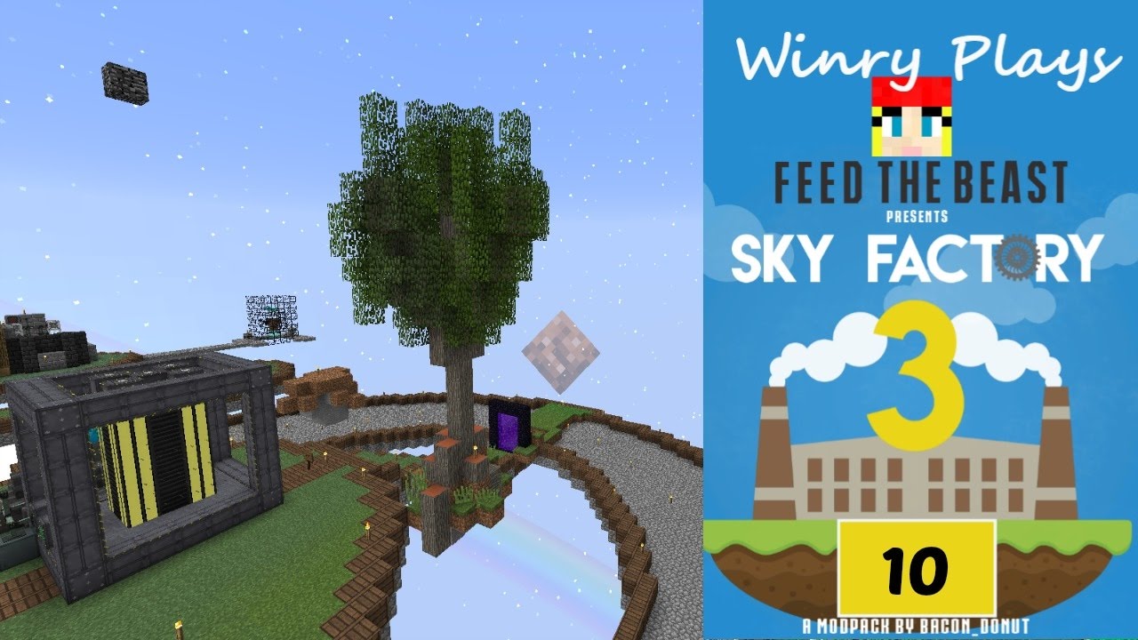 [10] A Custom Birch Tree | Sky Factory 3  | Breakfastcraft