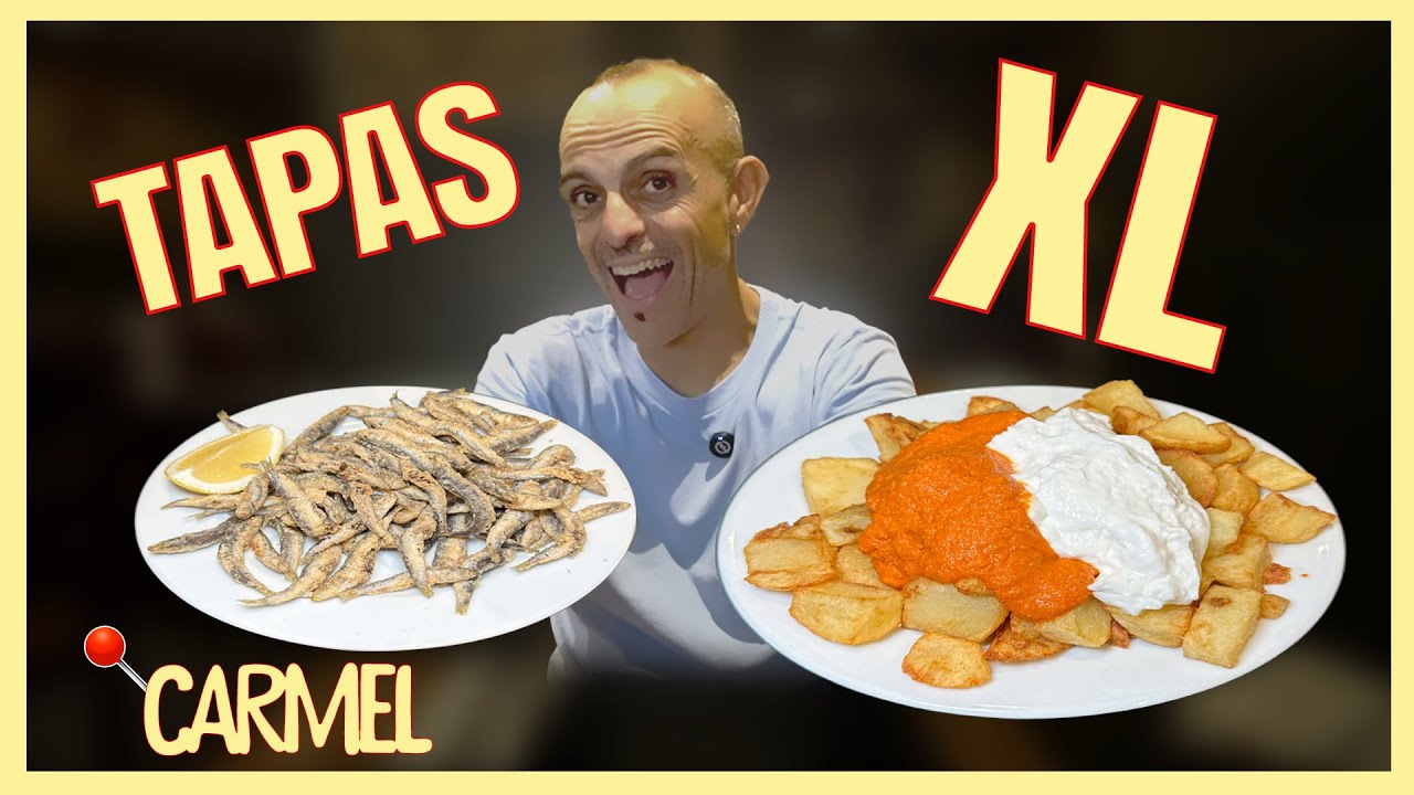 Probando TAPAS en Las Delicias del Carmel 📍 MÍTICO de Barcelona