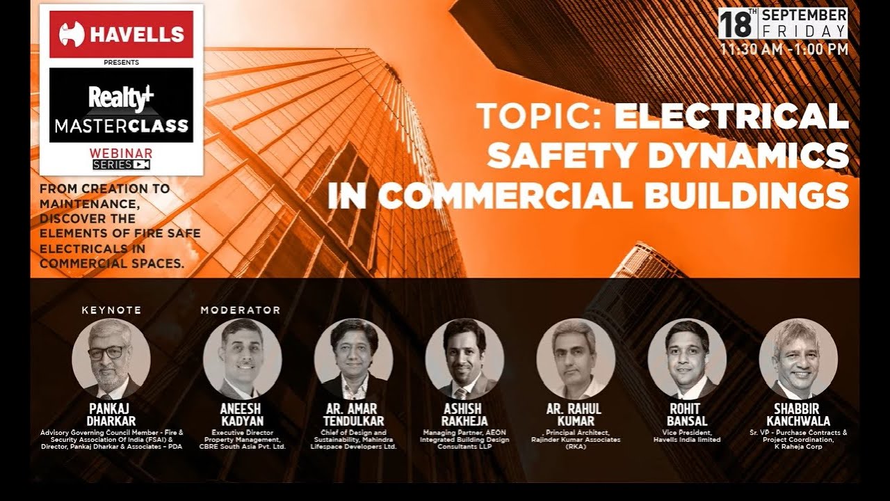 Havells presents Realty+ Masterclass inar 1 Electrical Safety