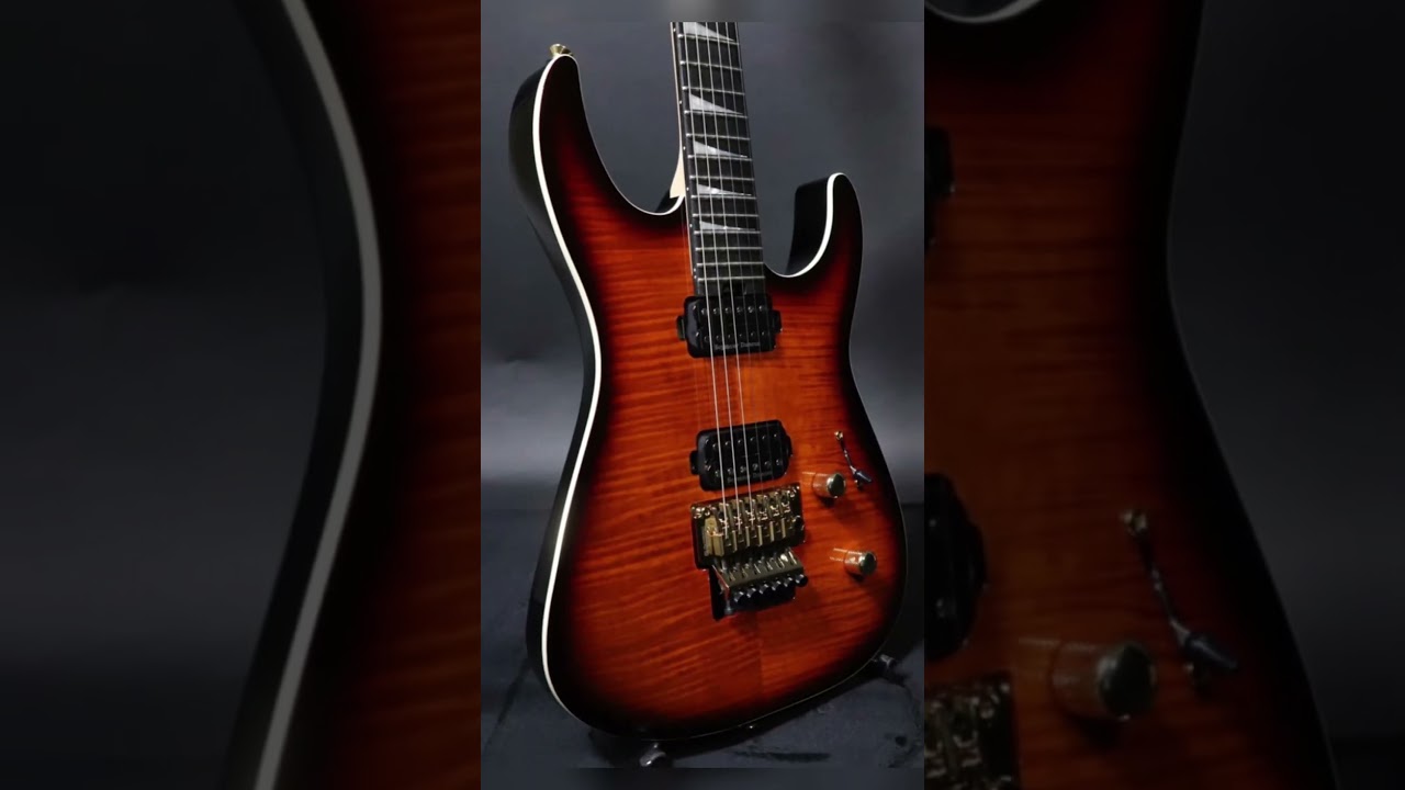 Jackson MJ Series Dinky DKRP Flame Maple Electric Guitar, Ebony FB