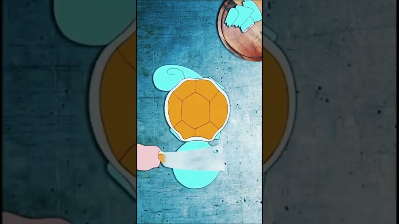 Sopa de Squirtle / tartaruga Pokemon 