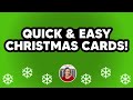 Easy DIY Christmas Cards Using Stampin' Up! Mini Scrapbook Supplies