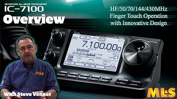 Steve Venner Demonstrates the Icom IC-7100 at ML&S
