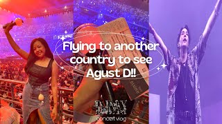 AGUST D concert vlog | Flying to see BTS Suga for the first time!! SUGA AGUST D D-DAY TOUR LIVE! by Riri Dris 664 views 11 months ago 19 minutes