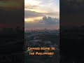 Philippines Landing at Manila Airport with the nicest sunset| What is feels like