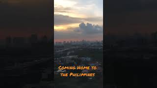 Philippines Landing at Manila Airport with the nicest sunset| What is feels like