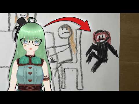 VTuber Reacts To Disturbing Children Drawing With Backstories | Mr Nightmare Reaction