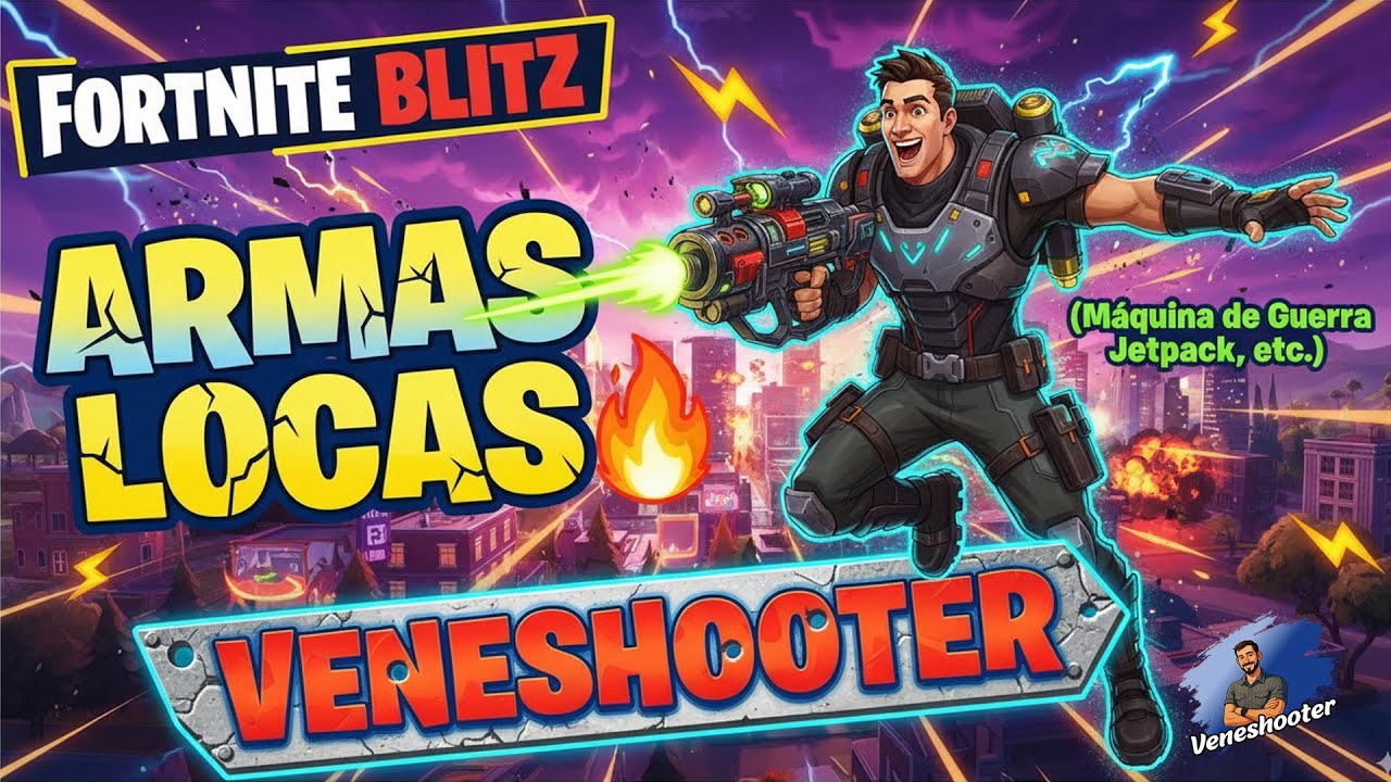 Fortnite Blitz con armas locas 🔥 (máquina de guerra, jetpack y más)