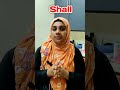 SHALL USE IN ENGLISH | SPOKEN ENGLISH SHORTS | SPOKEN ENGLISH IN TAMIL