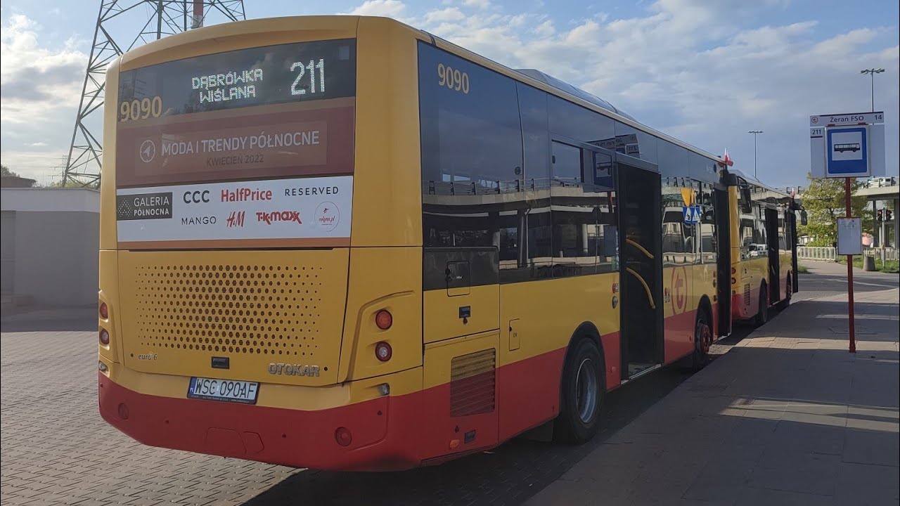 🚌Przejazd Otokar Vectio C na linii 211 Dąbrówka Wiślana - Żerań FSO! | KomunikacyjnyFilipek 🎥