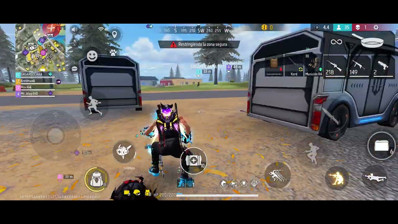 Mostrando porque soy el rey en FreeFire