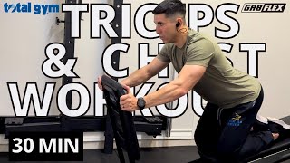 30 MIN Chest & Triceps Workout | Total Gym