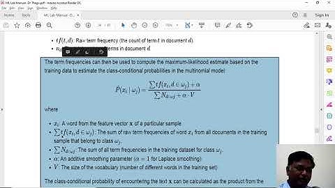 VTU ML Lab 17CSL76 Ex6 Naive Bayes