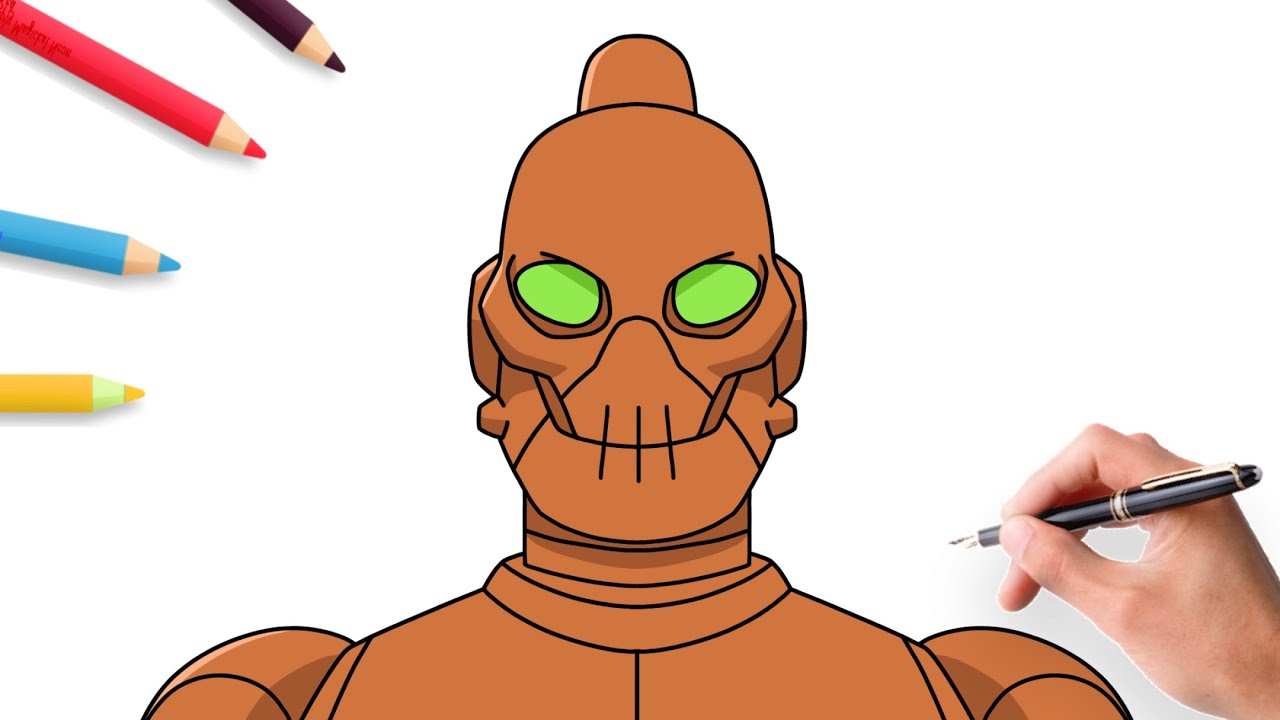 How to draw Robot from Invincible | step by step Tutorial - YouTube
