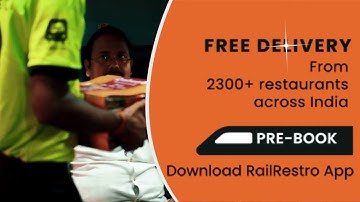 Enjoy Pre Booked Meals On Train with RailRestro Food App