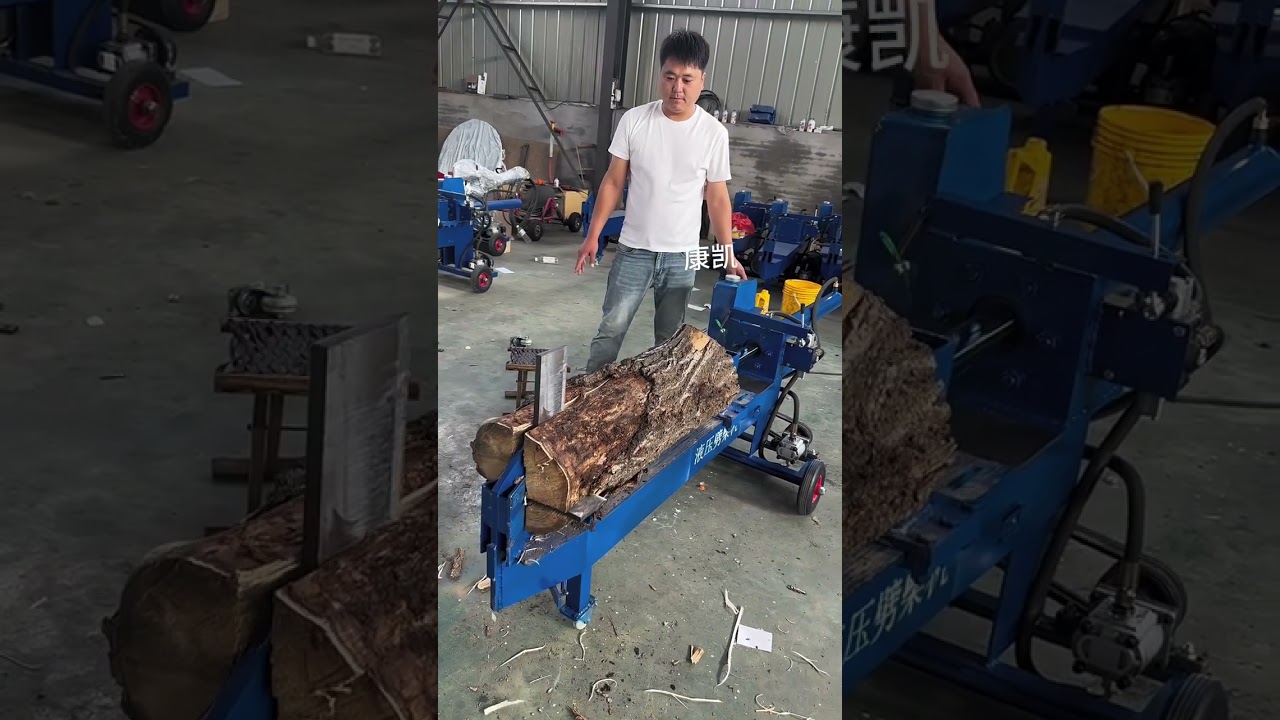 Rural firewood chopping tool, 15 tons of pressure, one meter of travel, that is,