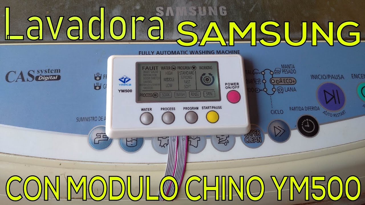 Como adaptar modulo universal en lavadora que se le quemó la tarjeta