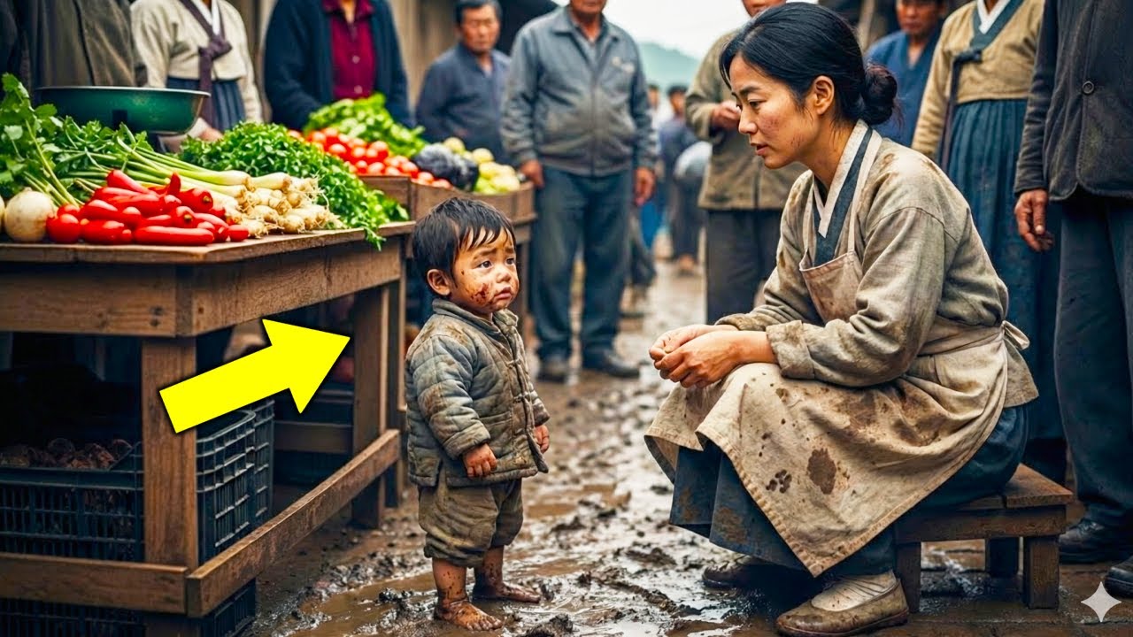 버려진 소년이 여자를 보고 충격을 받았다… 그녀는 그의 죽은 어머니와 똑같았다