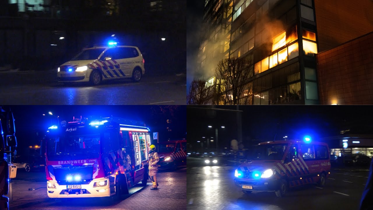 (GRIP 2) Zeer grote brand in flat in Gorinchem