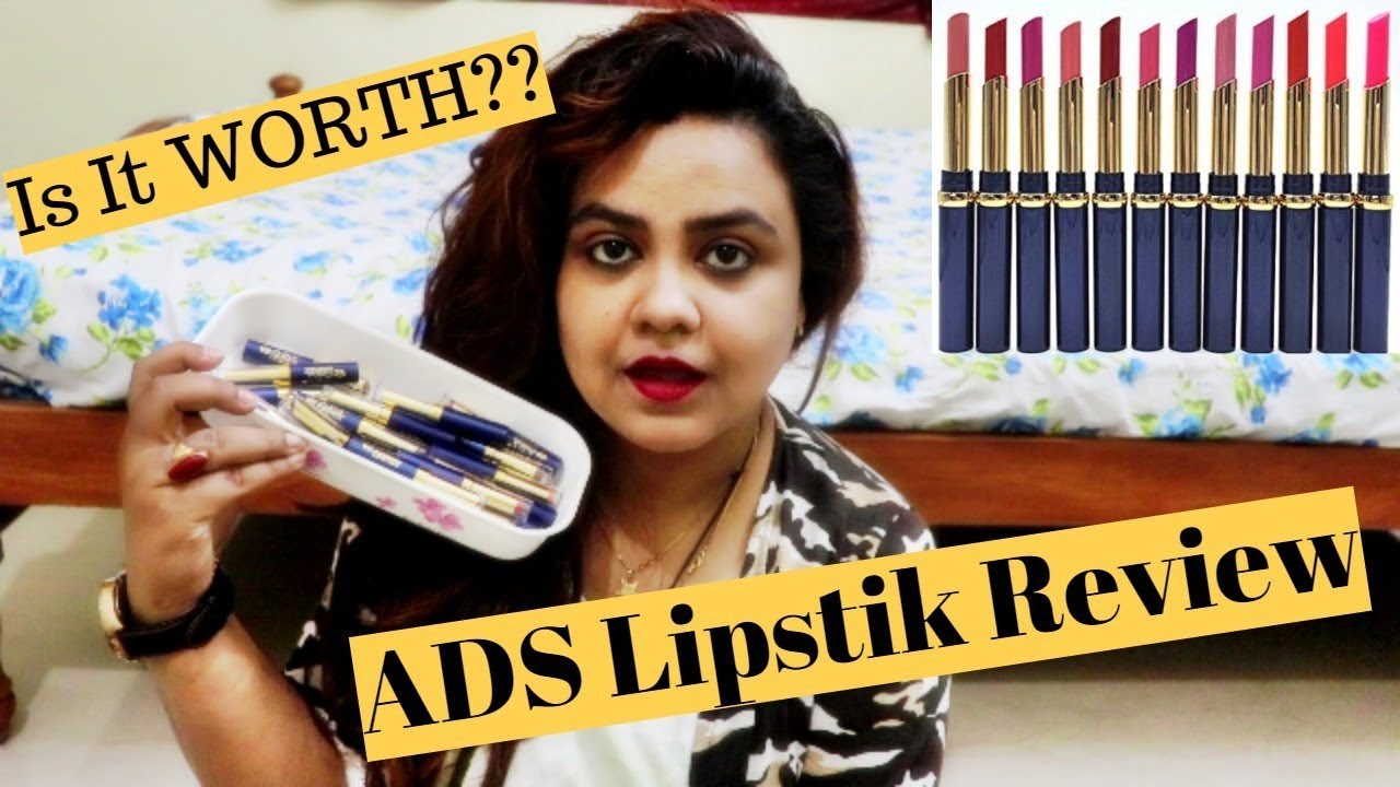 LIPSTICKS UNDER Rs. 20? AFFORDABLE LIPSTICK HAUL ADS LIPSTICK REVIEW