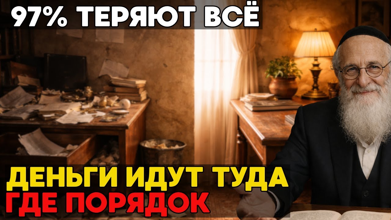 Почему  деньги уходят от 97% людей? 3 еврейских закона, которые всё меняют