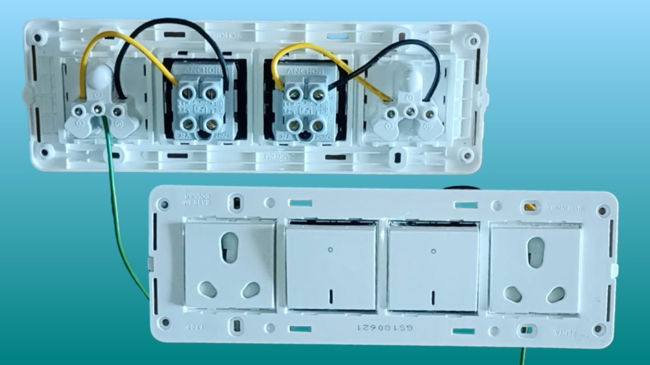 32 ampere DP switch socket Connection || power switch socket connection 🥳