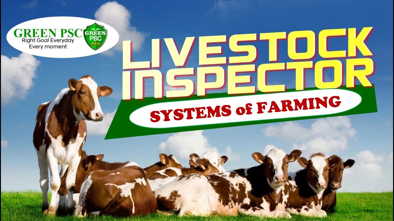 Livestock Inspector Gr II l System Of Farming l Kerala Psc l GreenPSC