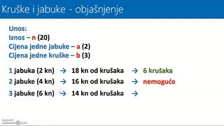Python - For petlja - Jabuke i kruške