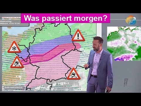 Nach Regen Vb-Lage, danach Umstellung zur Nordlage? Wettervorhersage 01.-07.01.2024. Bald kälter.