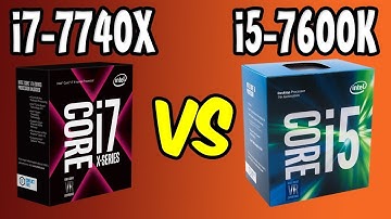 💥i7-7740X Vs i5-7600K🔥Benchmarks + Gaming Test! 🎮 [4K]