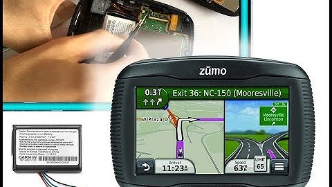 Navigation Garmin Zumo 350 Battery Replacement Tutorial / Замена аккумулятора