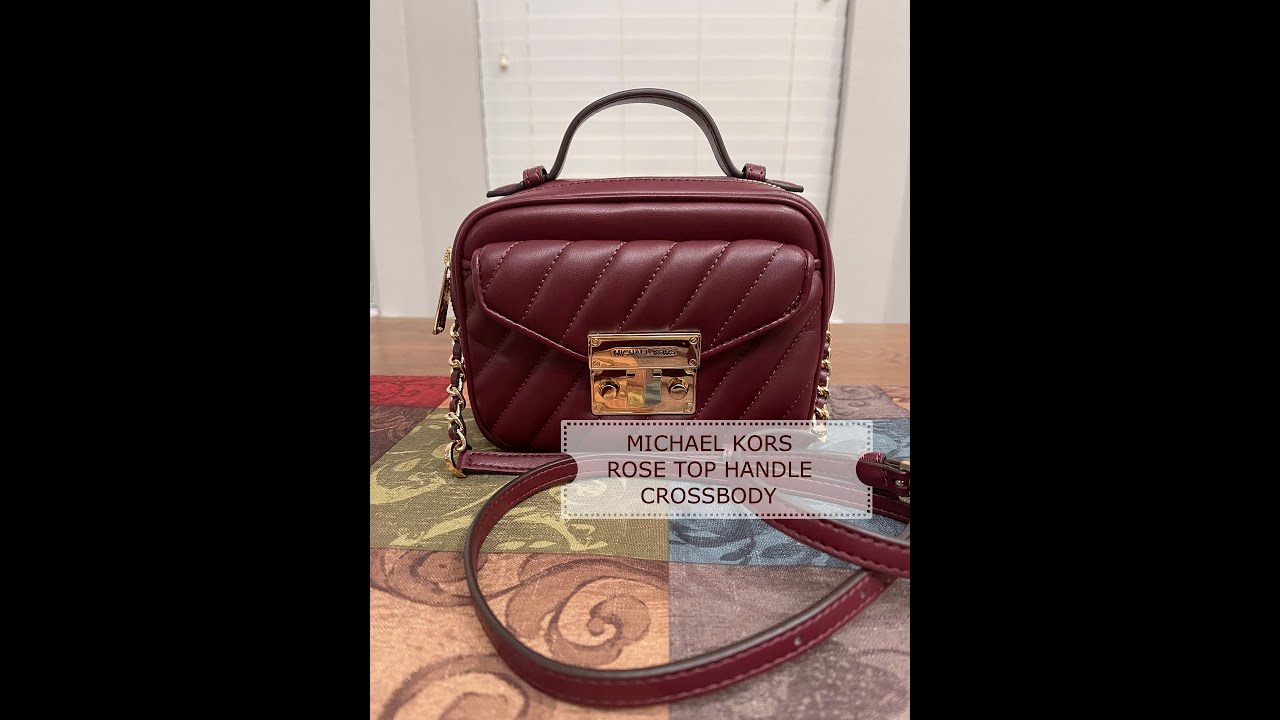 Michael Michael Kors Rose Small Quilted Crossbody Bag