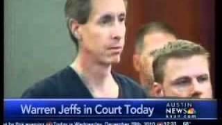 Warren Jeffs in court Wednesday