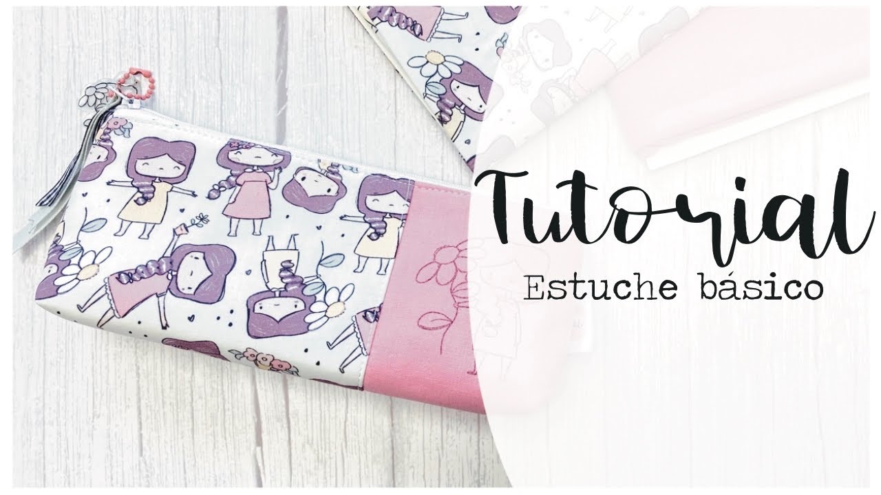 🤍 ESTUCHE súper FÁCIL + Patronaje para editar el tamaño -