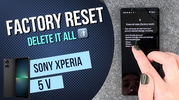 Sony Xperia 5 V - How to reset to factory settings • 📱 • 🅧 • ⏬ • | Tutorial