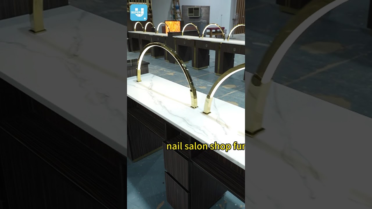 💅"High-end"furniture for nail salons is born! Every frame screams luxury!