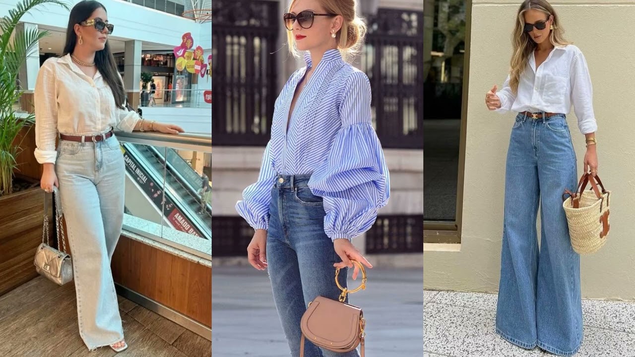 С ЧЕМ СОЧЕТАТЬ ДЖИНСЫ НА ВЕСНУ💕 ОРИГИНАЛЬНЫЕ ОБРАЗЫ С ДЖИНСОВЫМИ БРЮКАМИ