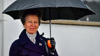 Princess Anne makes first public appearance since Prince Philip's death -  YouTube
