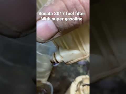 فلتر وقود هيونداي سوناتا يستخدم الوقود المحسن Hyundai Sonata 2017 Fuel Filter With Super Gasoline 