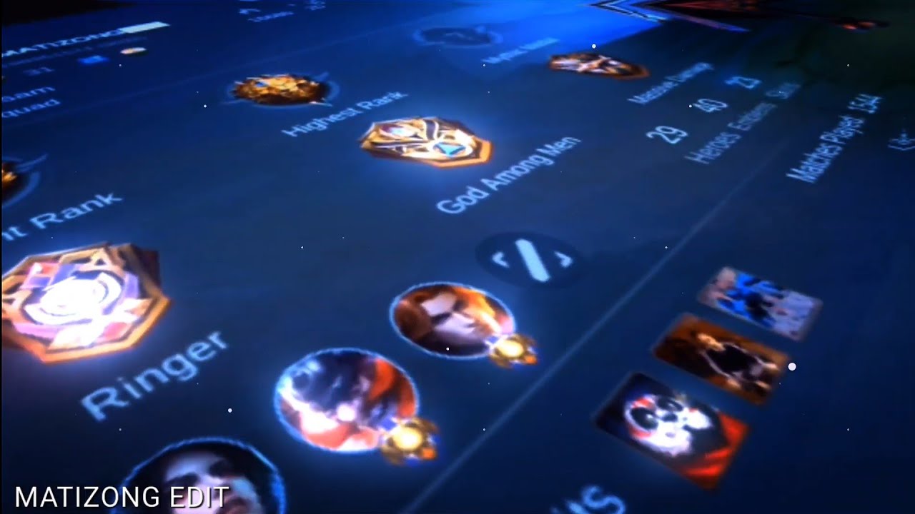 3D Mlbb Profile Lobby Alight Motion xml preset | Mt Status Mt Everything |