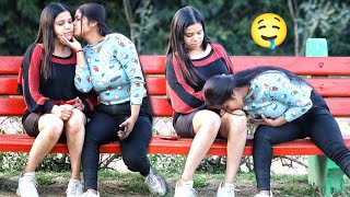 Lesbian Prank With Real Kissing On Stranger || Official Sejal
