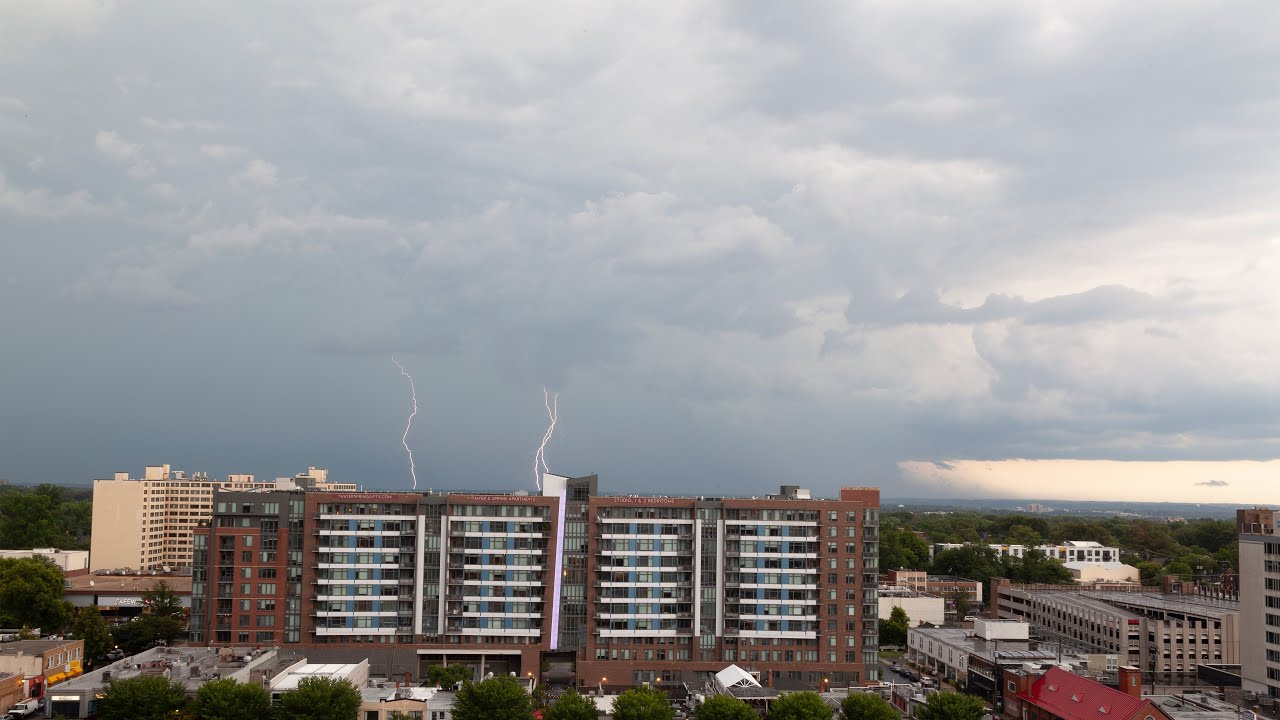 Storm timelapse over Silver Spring, MD - YouTube