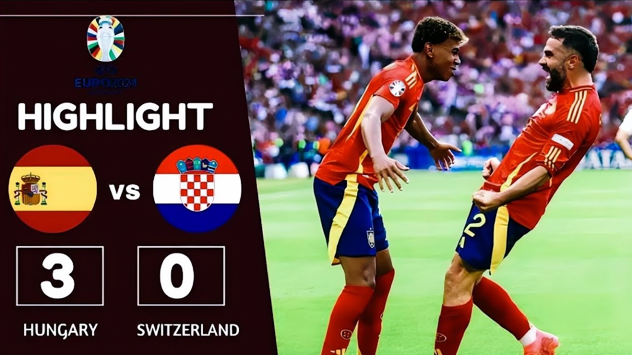 Spain vs Croatia 3-0 | All Goals & Extended Highlights I UEFA EURO 2024 GERMANY