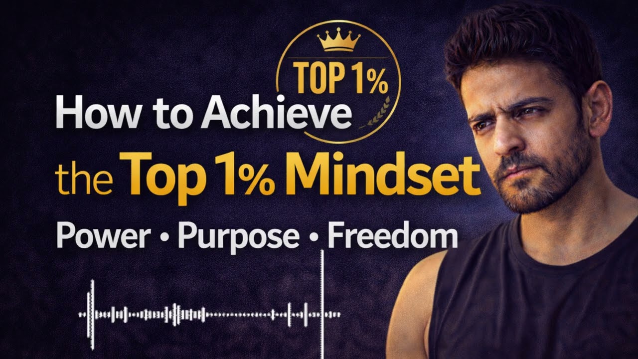 How to Achieve the Top 1% Mindset | Complete Masterclass for Power, Purpose, and Freedom