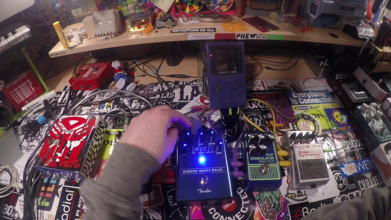 Nintendo Game Boy (Tetris) Through SYB-3 Bass Synth, Gonkulator, Mirror Image, Afterneath (DI IN)