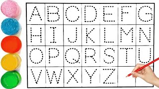 Fun Alphabet Drawing and Coloring | Learn ABC with Colors for Kids