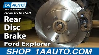 How to Replace Rear Brakes 02-05 Mercury Mountaineer